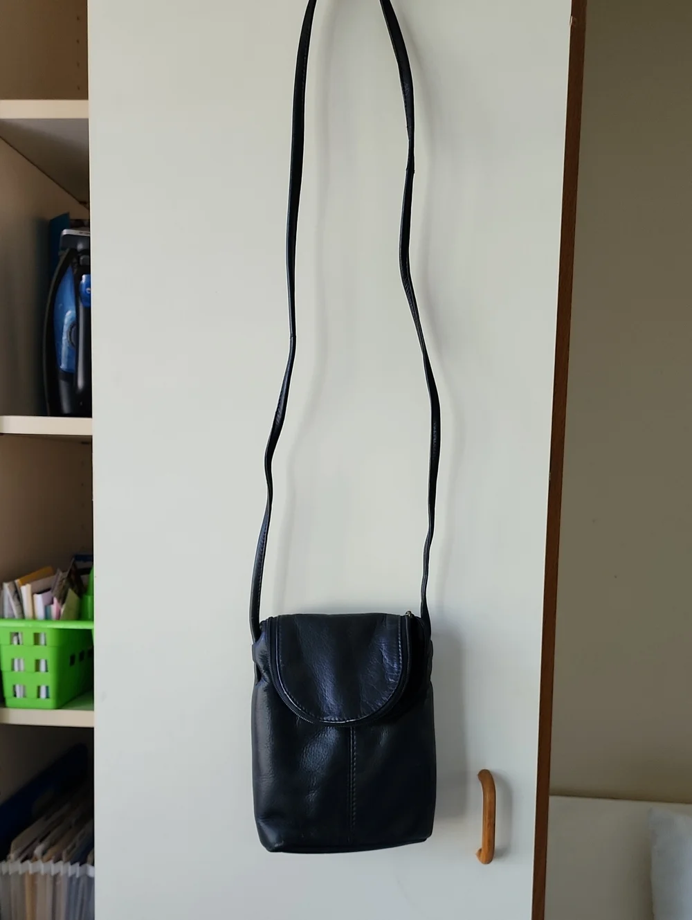 Vintage Leather Crossbody Bag
